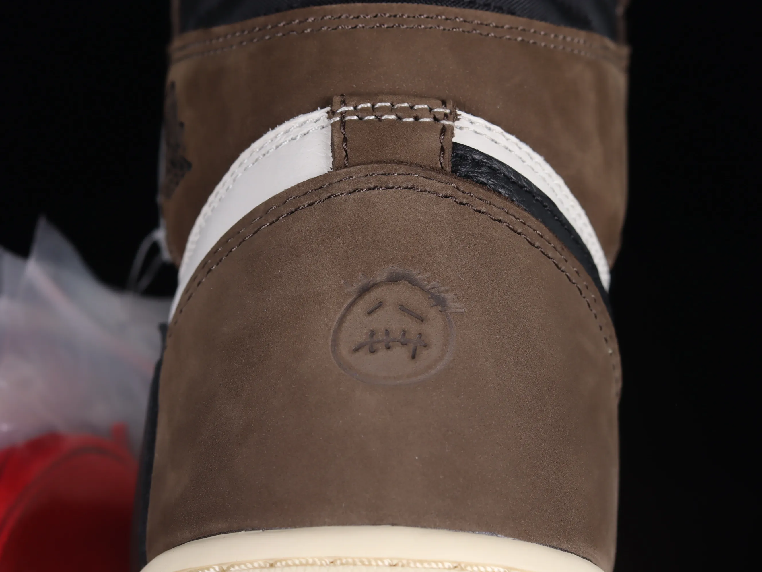 All Categories Air Jordan Jordan Series Basketball Shoes Air Jordan 1 High OG Version Travis Scott x Air Jordan 1 High OG AJ1 Reverse Hook Limited Edition CD4487-100